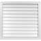 Ekena Millwork Vertical Surface Mount PVC Gable Vent w/ 2"W x 2"H , Brickmould Sill Frame, 34"W x 32"H GVPVE34X3203SN - alternate 1